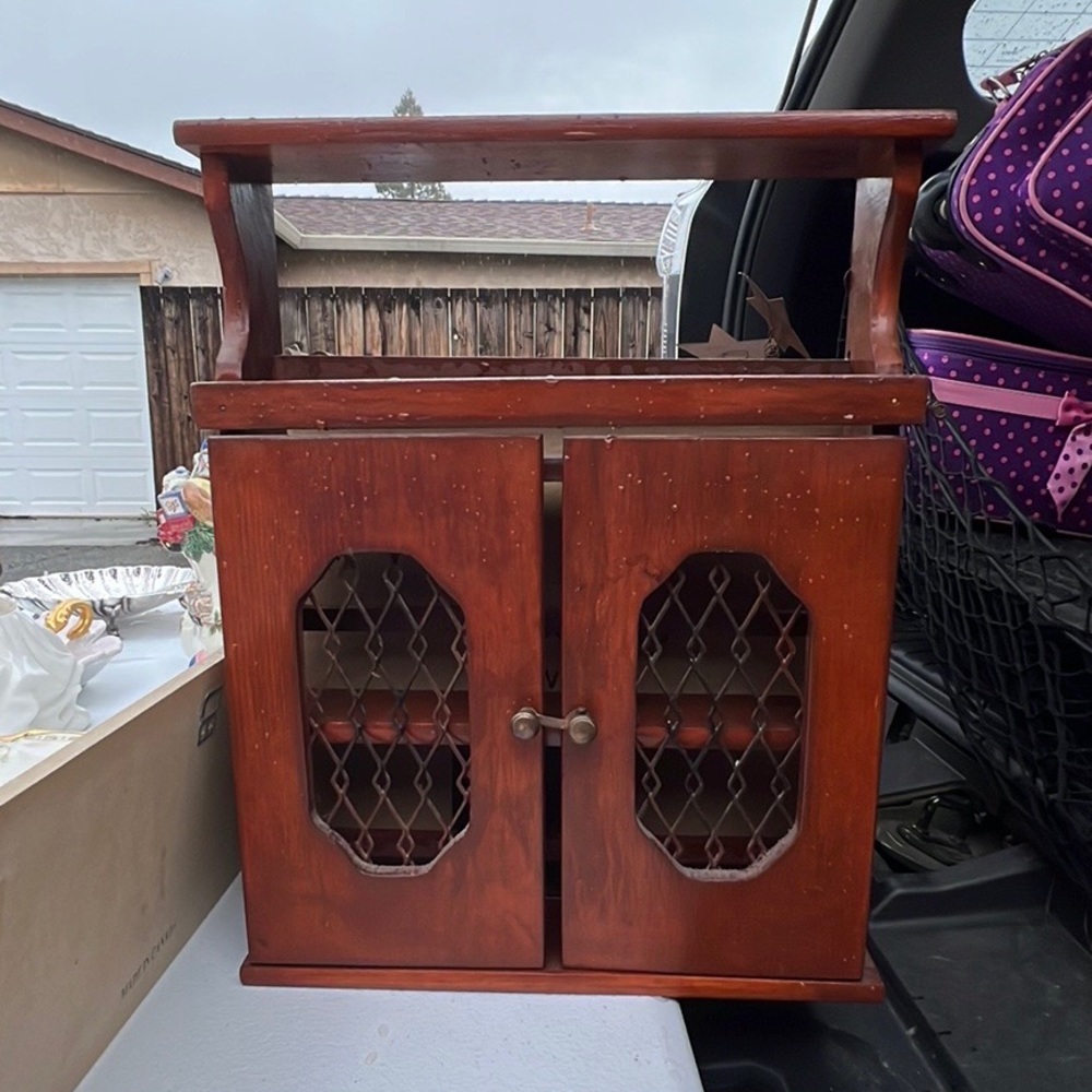Vintage Wooden Wall Shelf